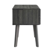 Modway Render Modern Wood and Particleboard End Table in Charcoal