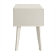 Modway Render Modern Wood and Particleboard End Table in White