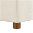 Modway Commix 5-Piece Fabric Down Filled Corner Sectional Sofa in Light Beige