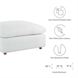 Modway Commix 6-Piece Fabric Down Filled Sectional Sofa in Pure White