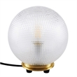 Modway Destiny 1-Light Modern Glass Table Lamp in Satin Brass
