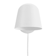 Modway Briana 1-Light Modern Metal Swivel Wall Sconce in White