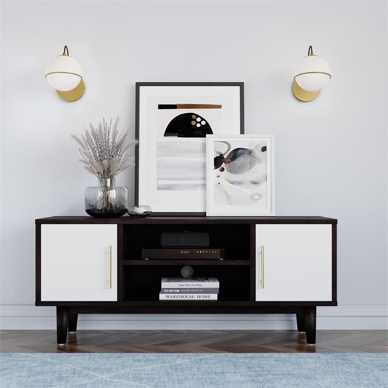 Modway Hanna 1-Light Modern Metal Hardwire Wall Sconce in Gold