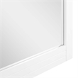 Modway Dakota Modern Style Painted MDF Wood Mirror in White Finish