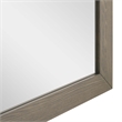 Modway Merritt Rectangular Modern MDF & Veneer Wood Mirror in Oak