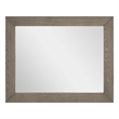 Modway Merritt Rectangular Modern MDF & Veneer Wood Mirror in Oak