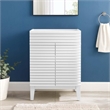 Modway Render Modern Style Wood Bathroom Vanity Cabinet in White