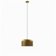 Modway Avenue 1-Light Modern Style Metal Pendant Light in Satin Brass
