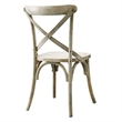Modway Gear Modern Style Elm Wood Dining Side Chair in Gray Finish