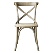 Modway Gear Modern Style Elm Wood Dining Side Chair in Gray Finish