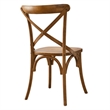 Modway Gear Modern Style Elm Wood Dining Side Chair in Walnut Finish