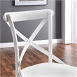 Modway Gear Modern Style Elm Wood Dining Side Chair in White Finish