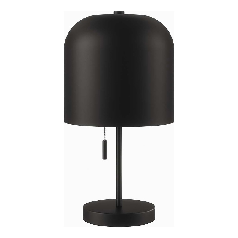 Modway Avenue Modern Style Metal and Fabric Table Lamp in Black