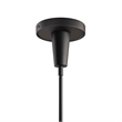 Modway Beacon 3-Light Metal and Glass Pendant Light in Opal/Black