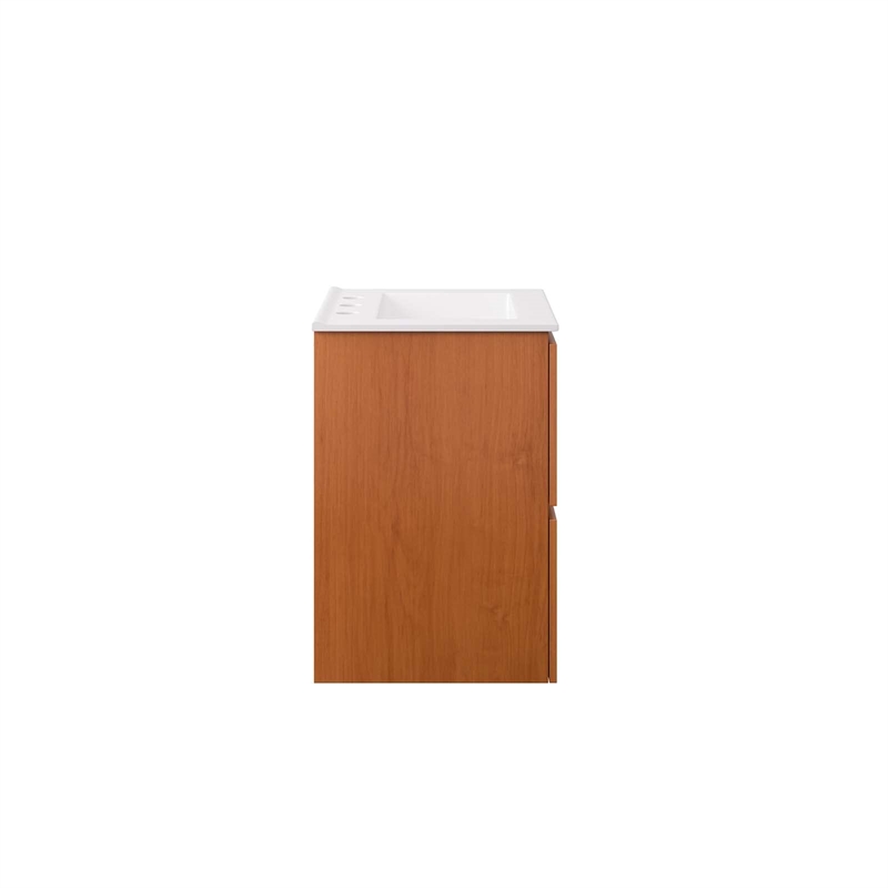 Modway Scenic Bathroom Vanity in Cherry White