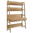 Modway Bixby Modern Style Particleboard and MDF Office Desk in Oak