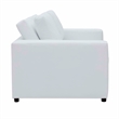 Modway Avendale Modern Style Performance Velvet Loveseat in Dove/White
