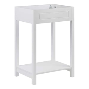 Modway Altura 24&quot MDF and Particleboard Bathroom Vanity Cabinet in White