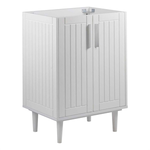 Modway Augusta 24&quot Modern Style Wood Bathroom Vanity Cabinet in White