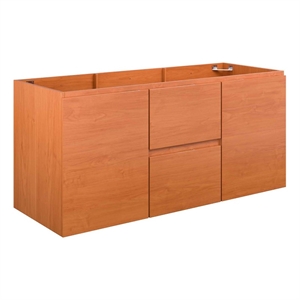 Modway Scenic 48&quot Melamine Bathroom Vanity Cabinet - Cherry/Walnut