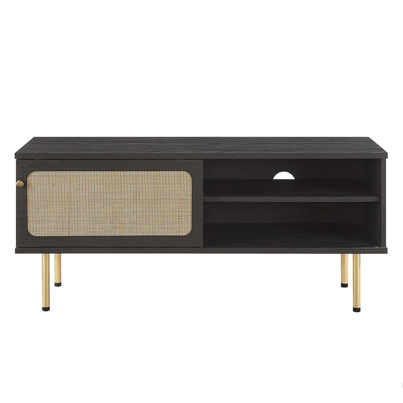 Modway Cambria Rattan and Particleboard TV Stand for TVs up to 47