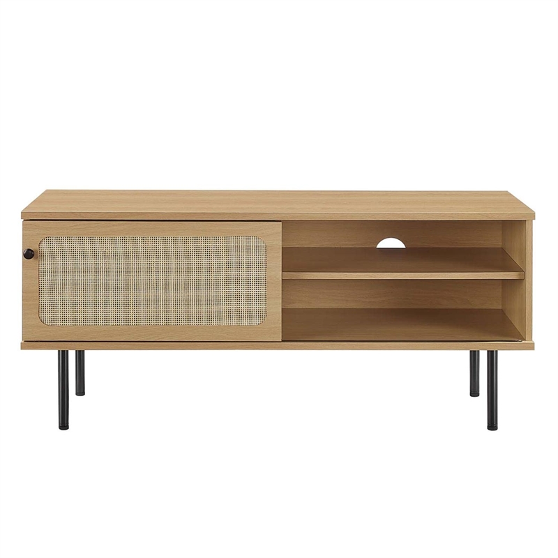 Modway Cambria Rattan and Particleboard TV Stand for TVs up to 47