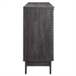 Modway Render Particleboard and Laminate Bar Cabinet in Charcoal