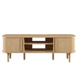 Modway Contour Rubberwood and MDF Wood TV Stand for TVs up to 60