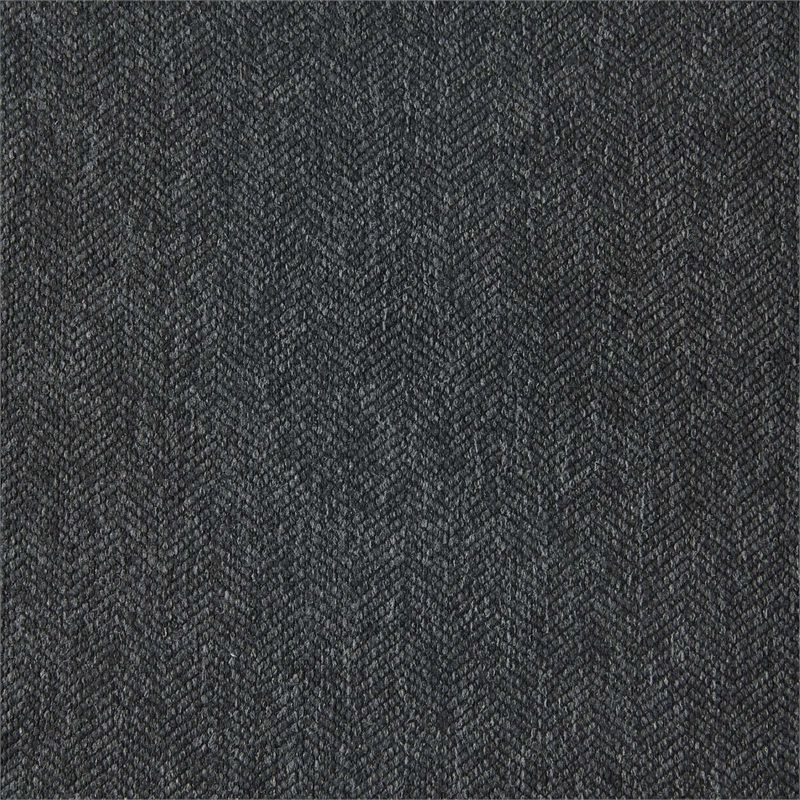Modway Corland Upholstered Fabric and Metal Loveseat in Charcoal