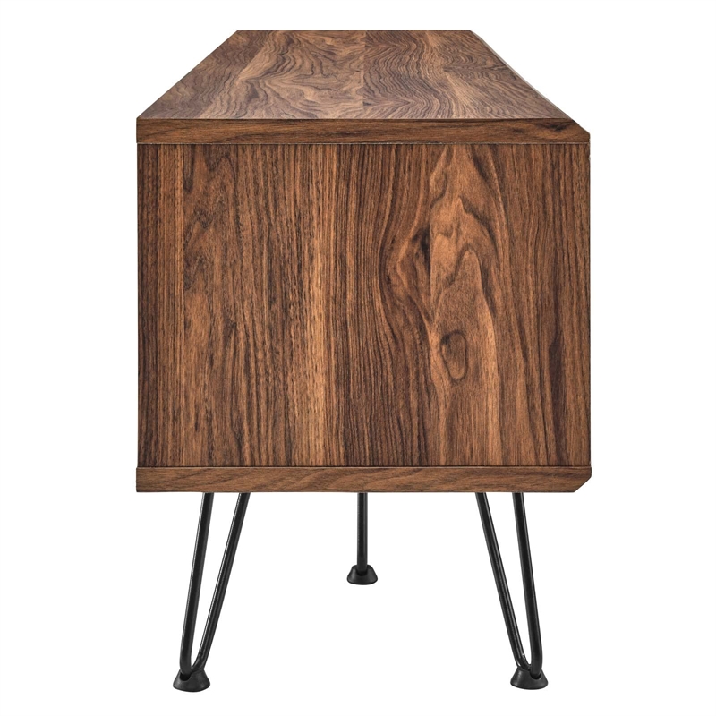 Modway Nomad Modern Wood Grain Laminate TV Stand for TVs up to 65