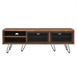 Modway Nomad Modern Wood Grain Laminate TV Stand for TVs up to 65