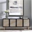 Modway Chaucer Particleboard and Laminate Sideboard in Black