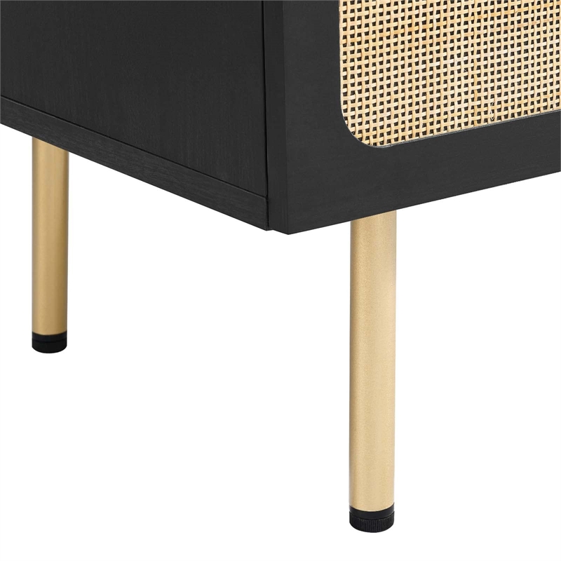 Modway Chaucer Particleboard and Laminate Sideboard in Black