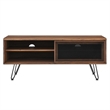 Modway Nomad Modern Wood Grain Laminate TV Stand for TVs up to 52