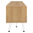 Modway Nomad Modern Wood Grain Laminate TV Stand for TVs up to 65