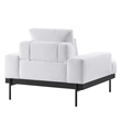 Modway Proximity Upholstered Polyester Fabric Armchair in White