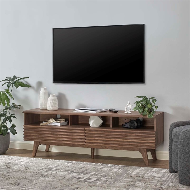 Modway Render Particleboard and Laminate TV Stand for TVs up to 66