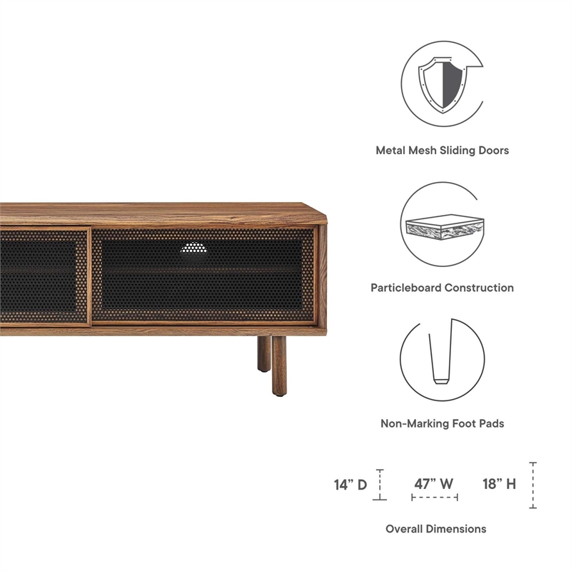 Modway Kurtis Modern MDF and Particleboard TV Stand for TVs up to 52