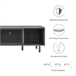 Modway Kurtis MDF Particleboard TV and Record Stand for TVs up to 65