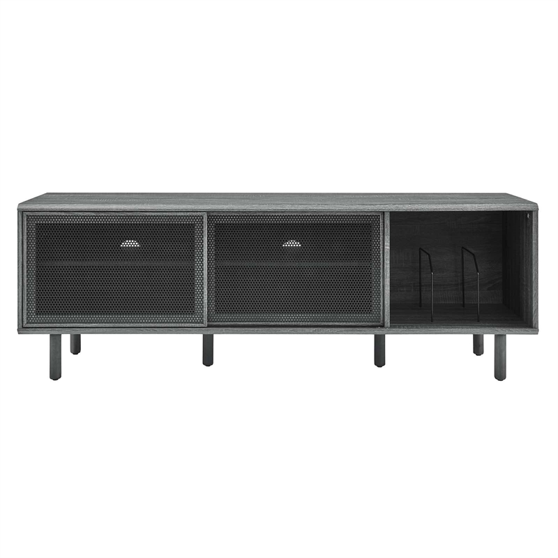 Modway Kurtis MDF Particleboard TV and Record Stand for TVs up to 65