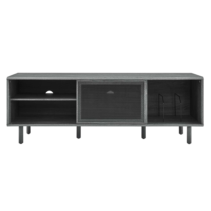 Modway Kurtis MDF Particleboard TV and Record Stand for TVs up to 65