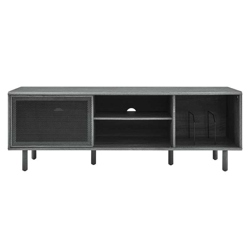 Modway Kurtis MDF Particleboard TV and Record Stand for TVs up to 65