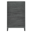Modway Render 5-Drawer Modern Particleboard Wood Dresser Chest in Charcoal