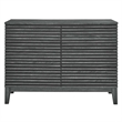 Modway Render 6-Drawer Modern Particleboard Wood Dresser in Charcoal