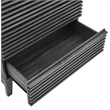Modway Render 3-Drawer Modern Particleboard Wood Bachelors Chest in Charcoal