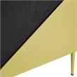 Modway Alchemist Wood & Metal Storage Cabinet Sideboard in Black/Gold