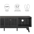 Modway Iterate Modern Wood TV Stand for TVs up to 65