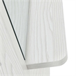 Modway Ascend Modern Wood Standing Mirror with Open Shelves in White