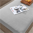Modway Convene Outdoor Rectangle Synthetic Rattan Ottoman in Cappuccino/Gray