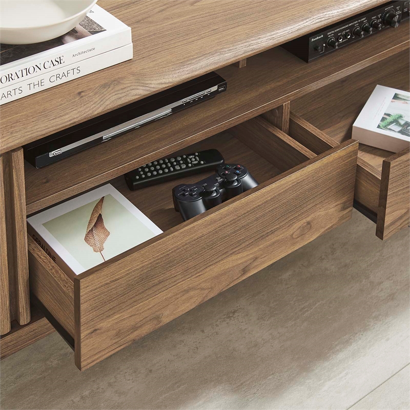 Modway Eudora Wood TV Stand for TVs up to 65